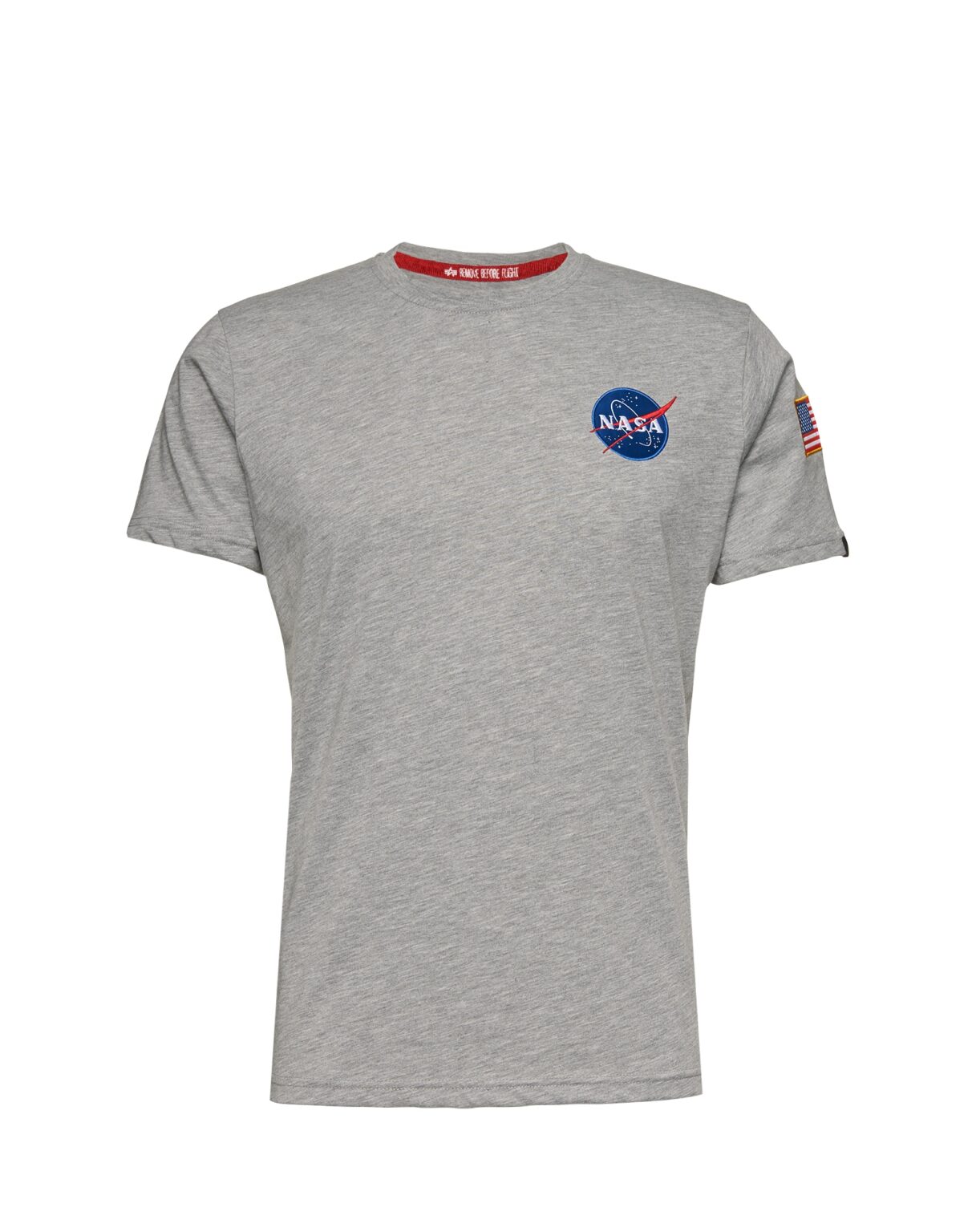 ALPHA INDUSTRIES Póló 'Space Shuttle'  kék / sárga / szürke melír / fekete / fehér