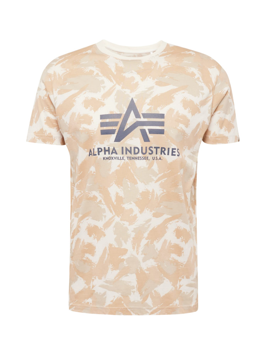 ALPHA INDUSTRIES Póló  bézs / elefántcsont / greige / sötétszürke-Ár