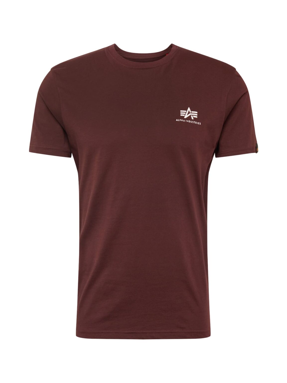 ALPHA INDUSTRIES Póló  borvörös / fehér