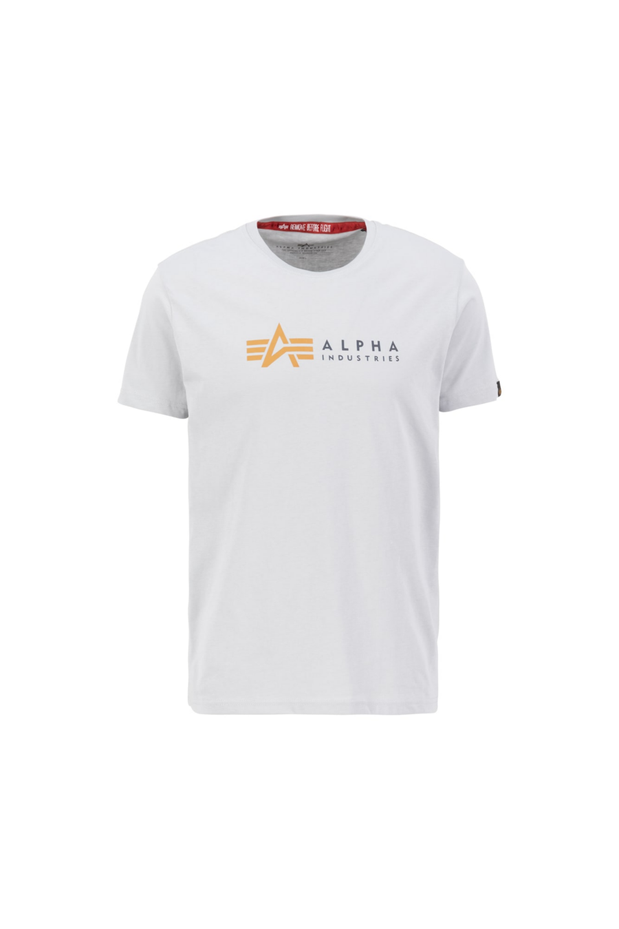 ALPHA INDUSTRIES Póló  curry / világosszürke / fekete-Ár