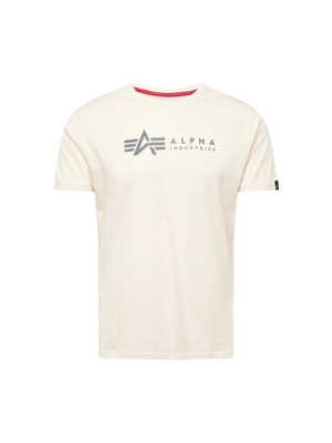 ALPHA INDUSTRIES Póló  elefántcsont / sötétszürke-Ár