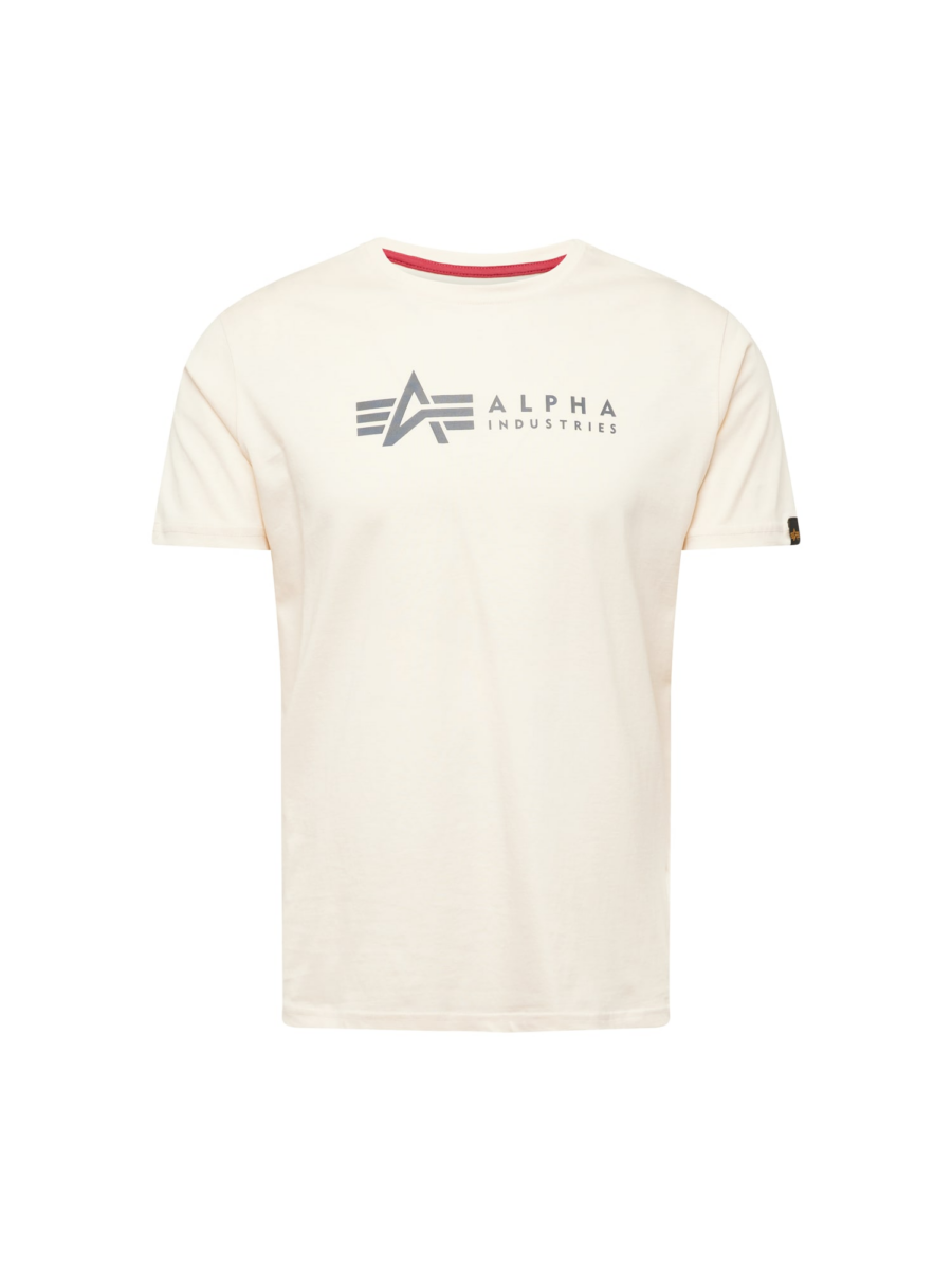 ALPHA INDUSTRIES Póló  elefántcsont / sötétszürke-Ár