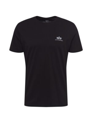ALPHA INDUSTRIES Póló  ezüstszürke / fekete-hu