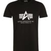 ALPHA INDUSTRIES Póló  fekete / fehér