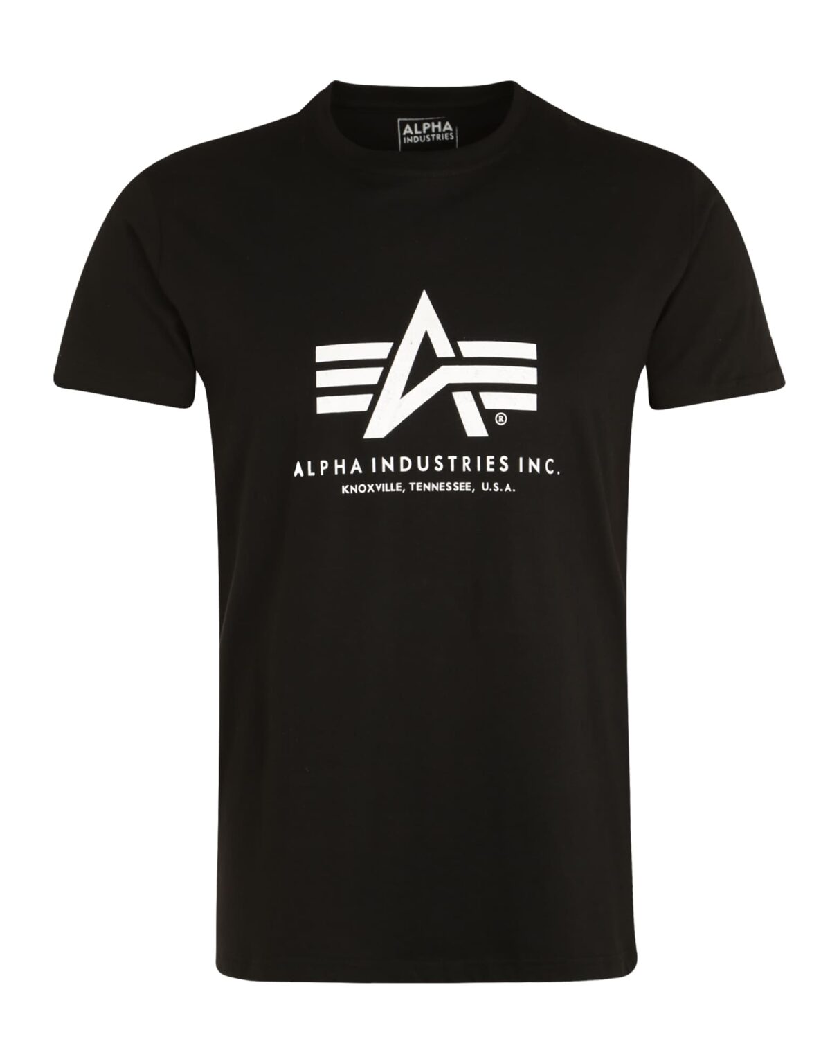 ALPHA INDUSTRIES Póló  fekete / fehér