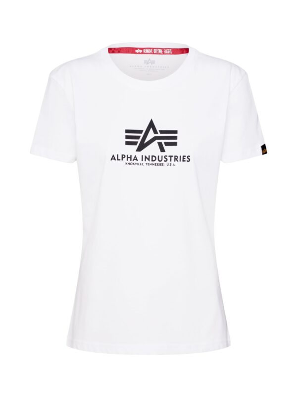 ALPHA INDUSTRIES Póló  fekete / fehér