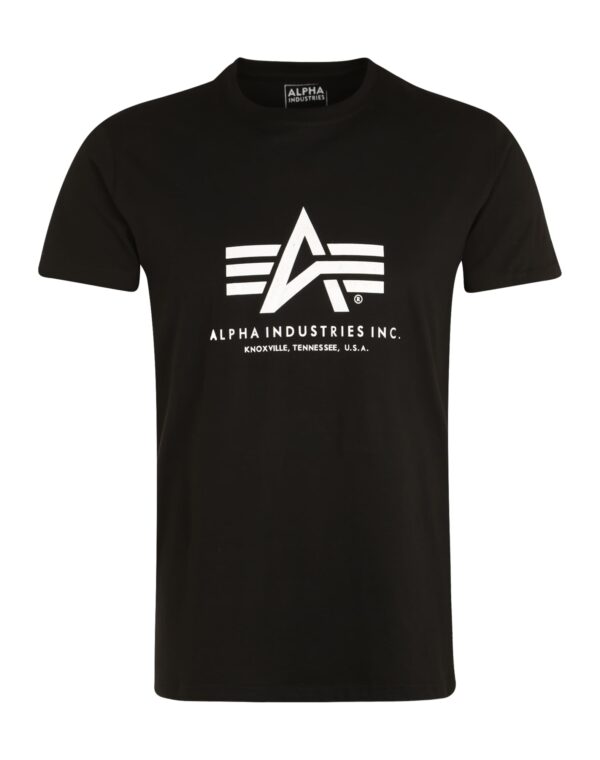 ALPHA INDUSTRIES Póló  fekete / fehér