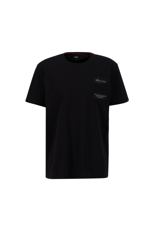 ALPHA INDUSTRIES Póló  fekete / fehér-Ár