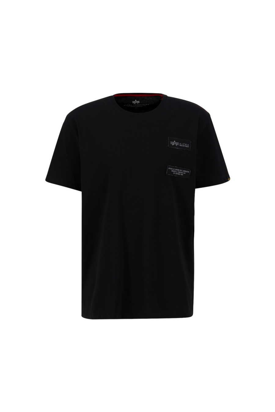 ALPHA INDUSTRIES Póló  fekete / fehér-Ár