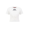 ALPHA INDUSTRIES Póló  fekete / fehér-Ár