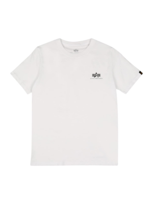 ALPHA INDUSTRIES Póló  fekete / fehér-Hungary