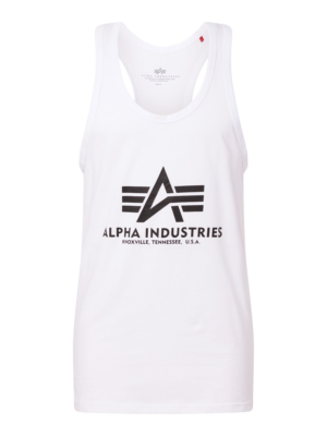 ALPHA INDUSTRIES Póló  fekete / fehér-Hungary