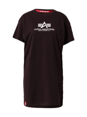 ALPHA INDUSTRIES Póló  fekete / fehér-hu