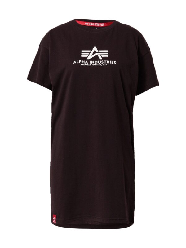 ALPHA INDUSTRIES Póló  fekete / fehér-hu