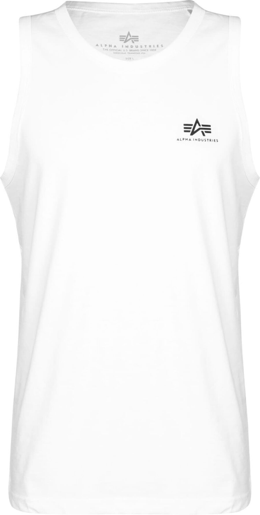 ALPHA INDUSTRIES Póló  fekete / fehér-hu