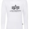 ALPHA INDUSTRIES Póló  fekete / piszkosfehér