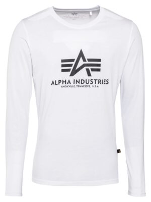 ALPHA INDUSTRIES Póló  fekete / piszkosfehér