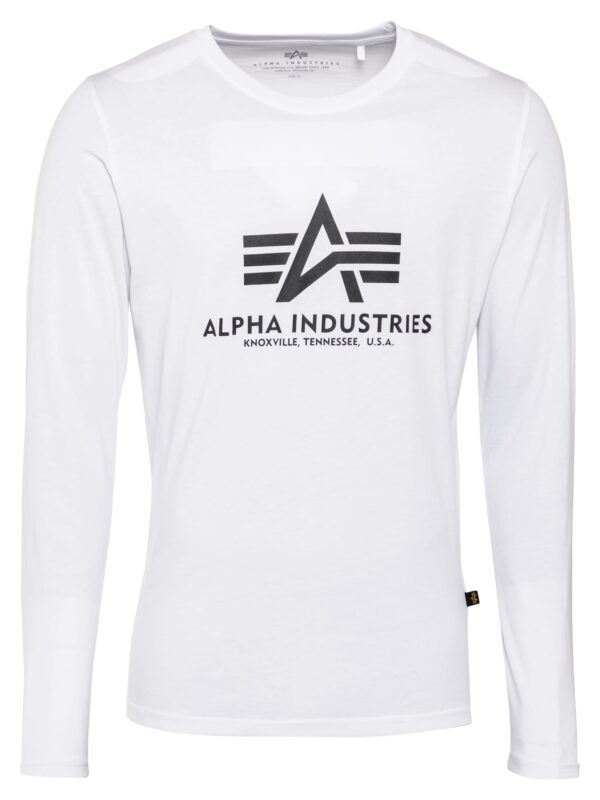 ALPHA INDUSTRIES Póló  fekete / piszkosfehér