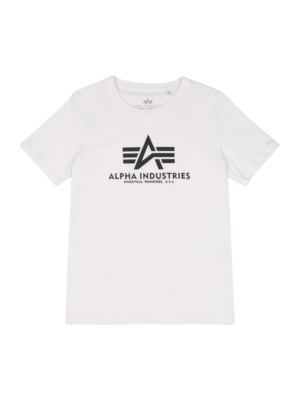 ALPHA INDUSTRIES Póló  fekete / piszkosfehér-Hungary
