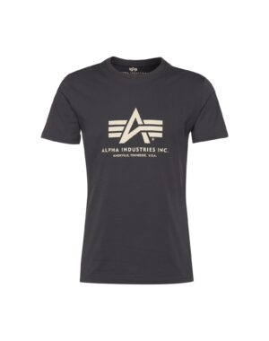 ALPHA INDUSTRIES Póló  grafit / fehér