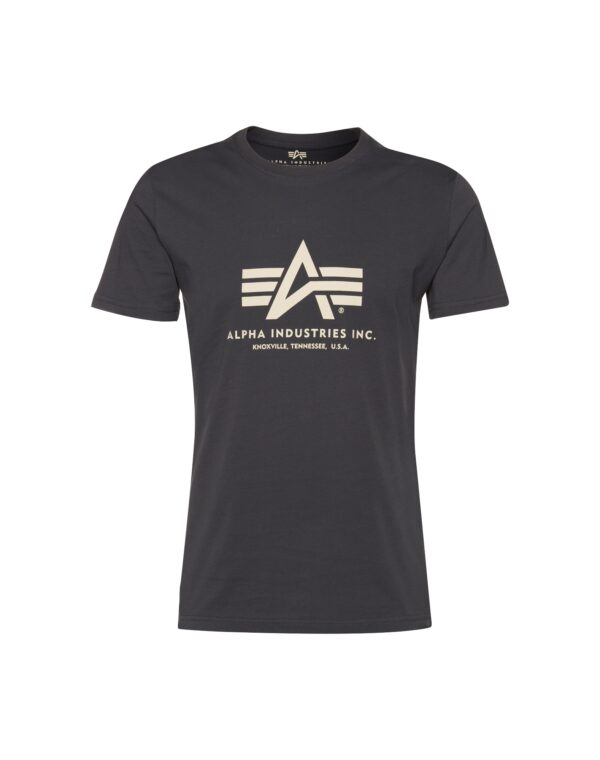 ALPHA INDUSTRIES Póló  grafit / fehér