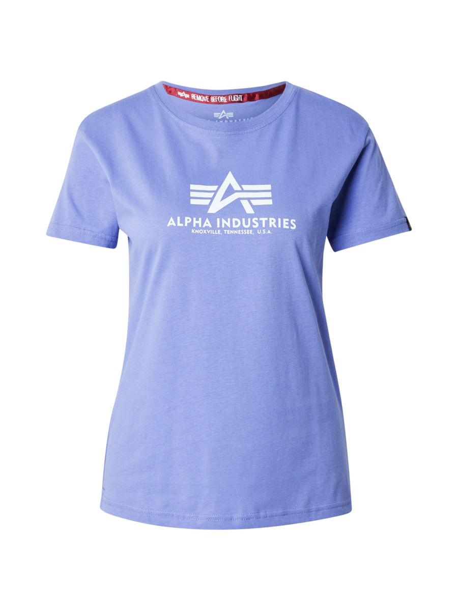 ALPHA INDUSTRIES Póló  ibolyakék / fehér-Ár
