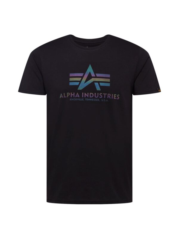 ALPHA INDUSTRIES Póló  kék / zöld / sötétlila / narancs / fekete-hu