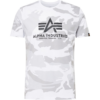 ALPHA INDUSTRIES Póló  kő / világosszürke / fekete / fehér-Hungary