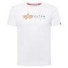 ALPHA INDUSTRIES Póló  konyak / fekete / fehér-hu