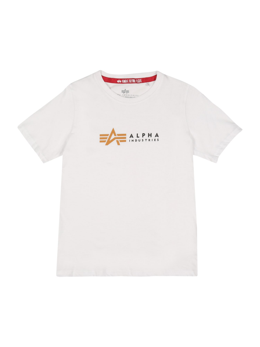 ALPHA INDUSTRIES Póló  méz / fekete / fehér-Hungary