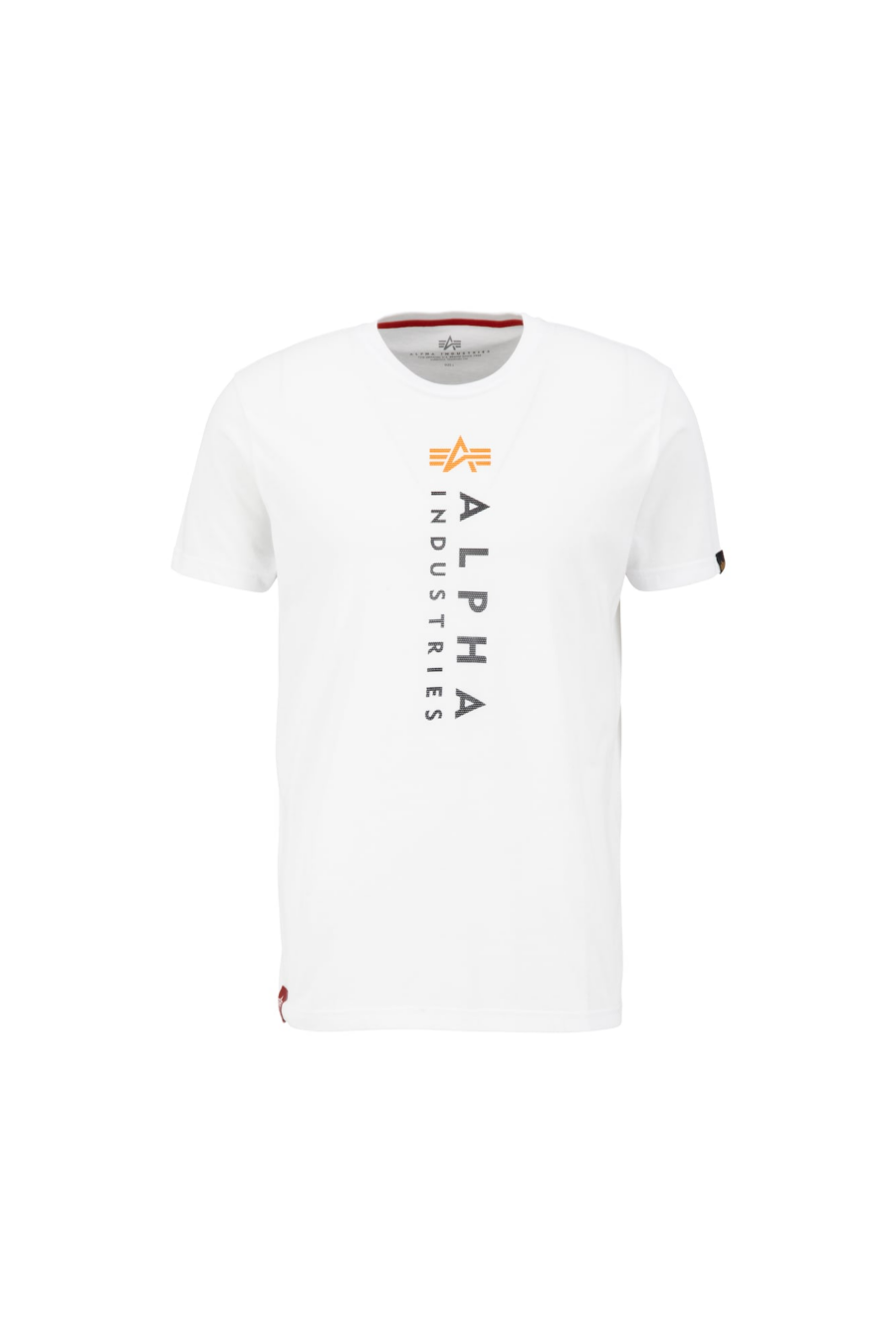 ALPHA INDUSTRIES Póló  narancs / vérvörös / fekete / fehér-Ár