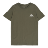 ALPHA INDUSTRIES Póló  olíva / fehér-Hungary