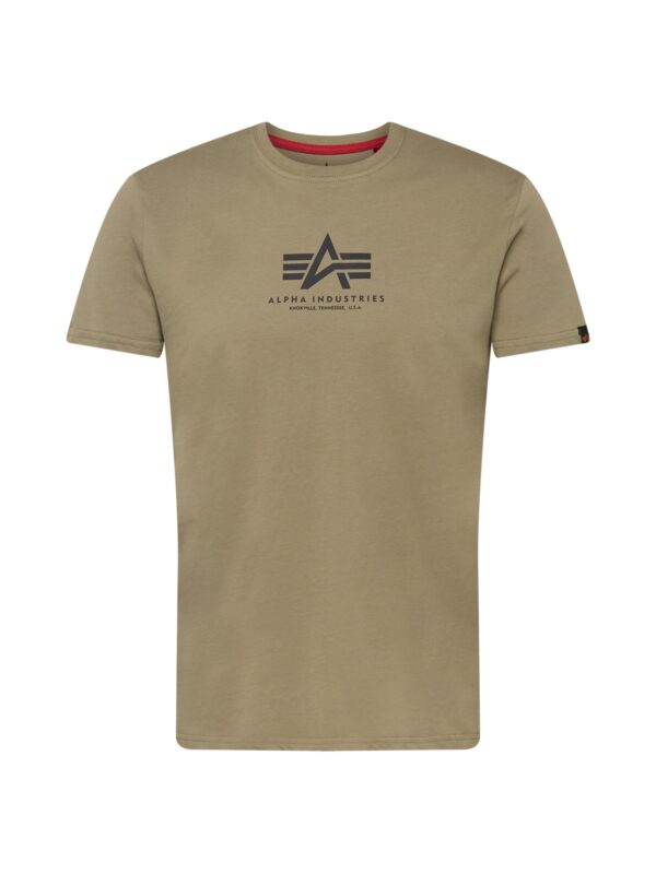 ALPHA INDUSTRIES Póló  olíva / fekete-hu