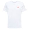 ALPHA INDUSTRIES Póló  piros / fekete / fehér-hu