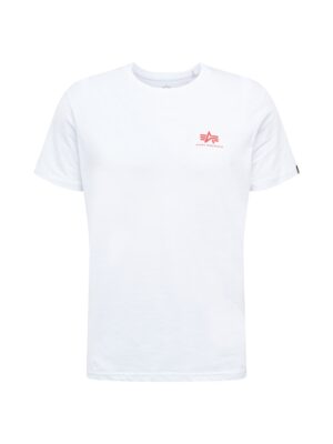 ALPHA INDUSTRIES Póló  piros / fekete / fehér-hu