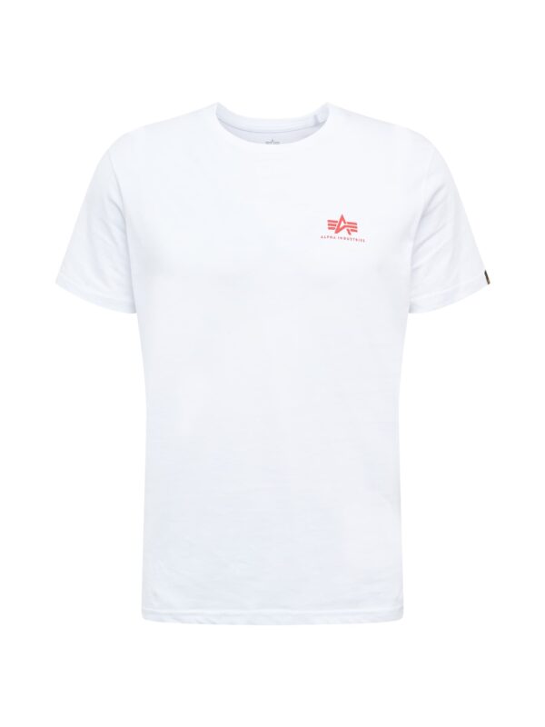 ALPHA INDUSTRIES Póló  piros / fekete / fehér-hu
