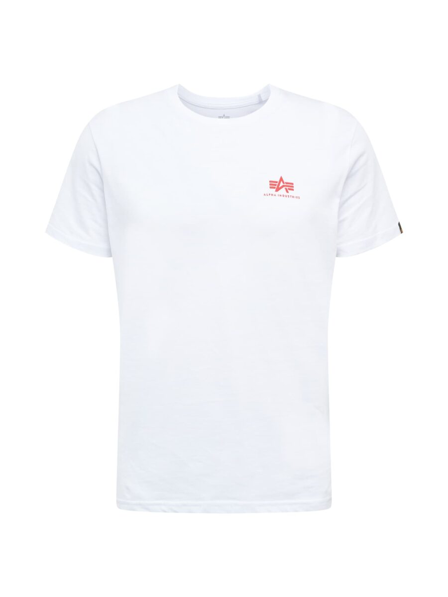 ALPHA INDUSTRIES Póló  piros / fekete / fehér-hu