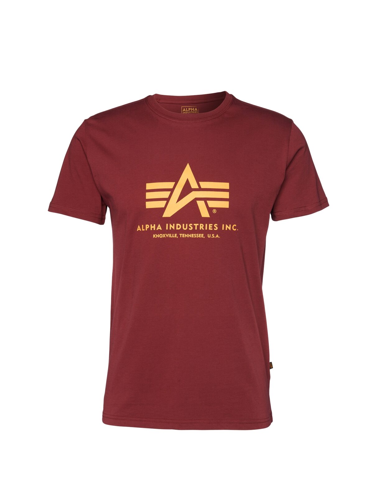 ALPHA INDUSTRIES Póló  sárga / kárminvörös