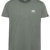ALPHA INDUSTRIES Póló  sárga / khaki / fekete / fehér-hu