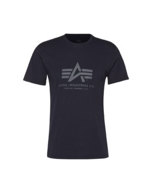 ALPHA INDUSTRIES Póló  sötétkék / szürke