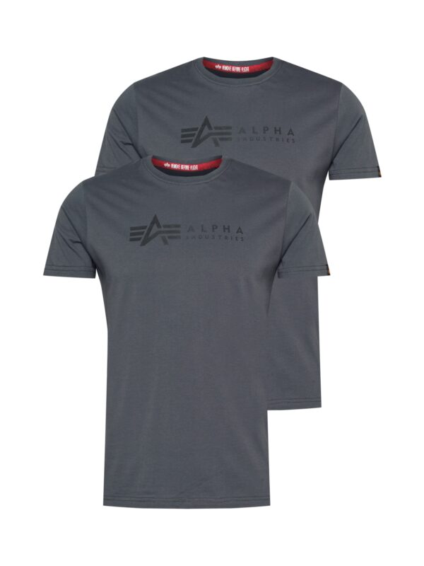 ALPHA INDUSTRIES Póló  szürke-hu