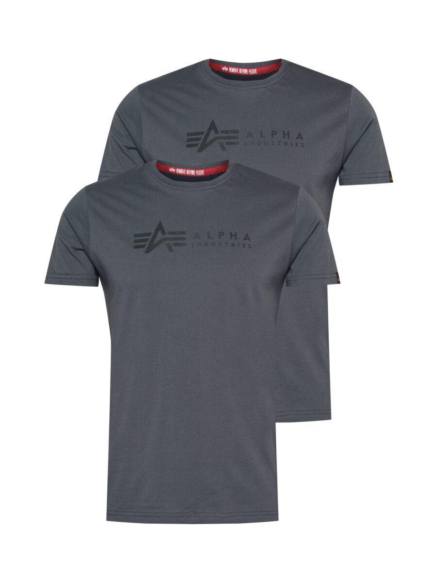 ALPHA INDUSTRIES Póló  szürke-hu