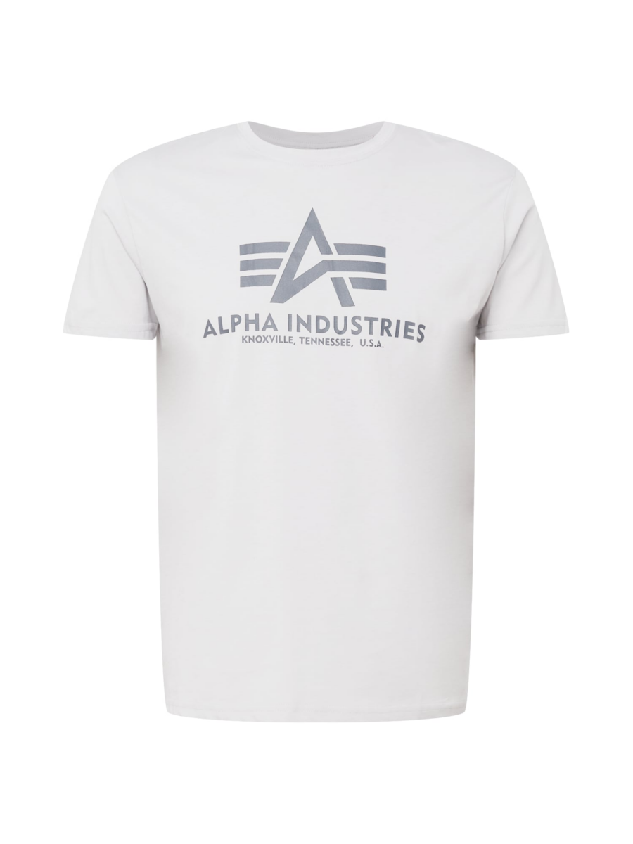ALPHA INDUSTRIES Póló  szürke / világosszürke-Hungary