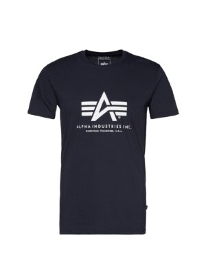 ALPHA INDUSTRIES Póló  tengerészkék / fehér