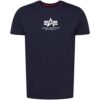 ALPHA INDUSTRIES Póló  tengerészkék / fehér-hu