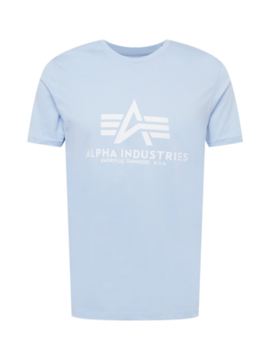 ALPHA INDUSTRIES Póló  világoskék / fehér-Hungary