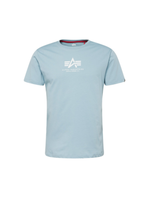 ALPHA INDUSTRIES Póló  világoskék / fehér-Hungary