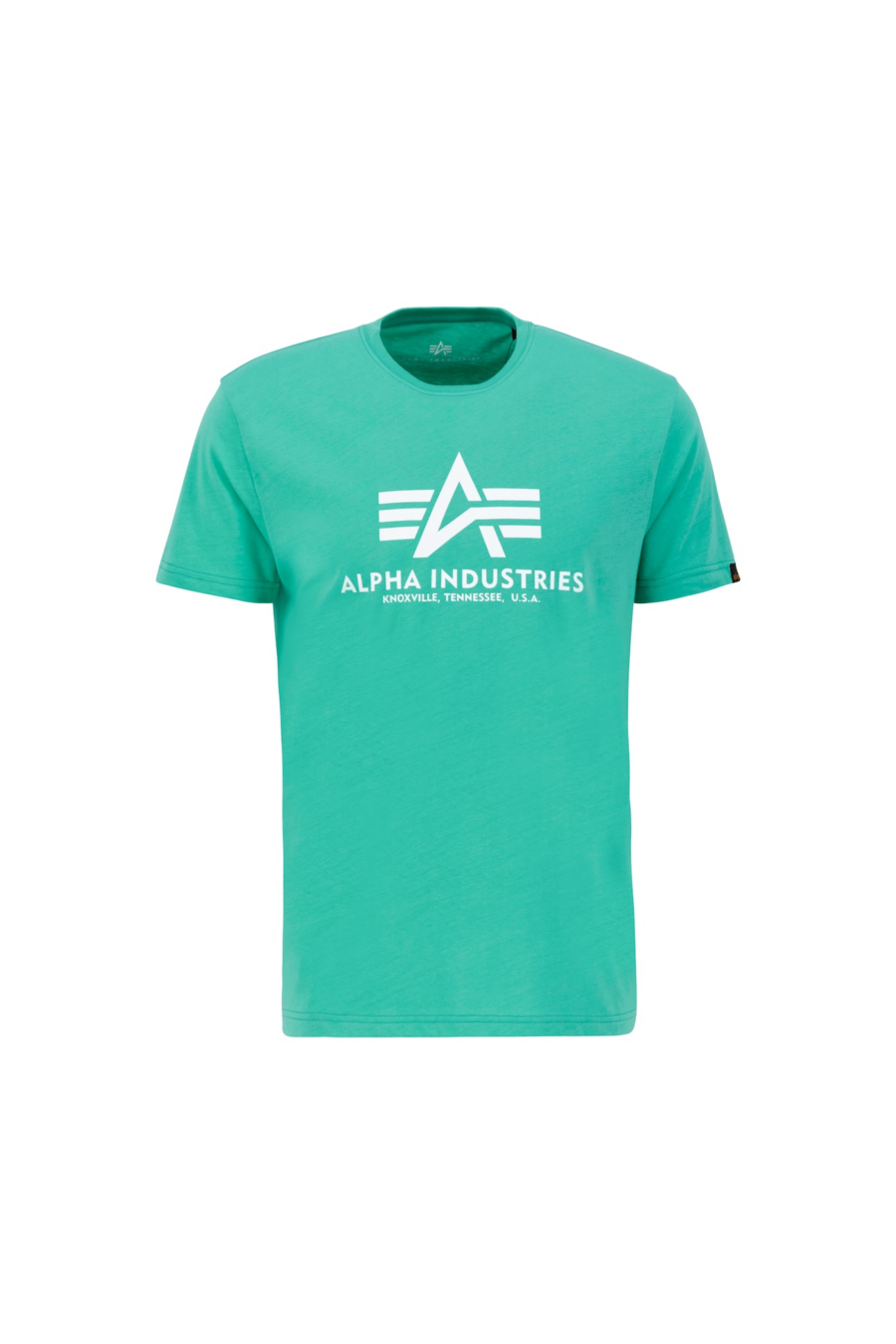 ALPHA INDUSTRIES Póló  zöld / fehér-Ár