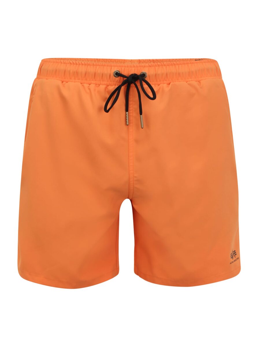 ALPHA INDUSTRIES Rövid fürdőnadrágok  narancs / fekete-hu