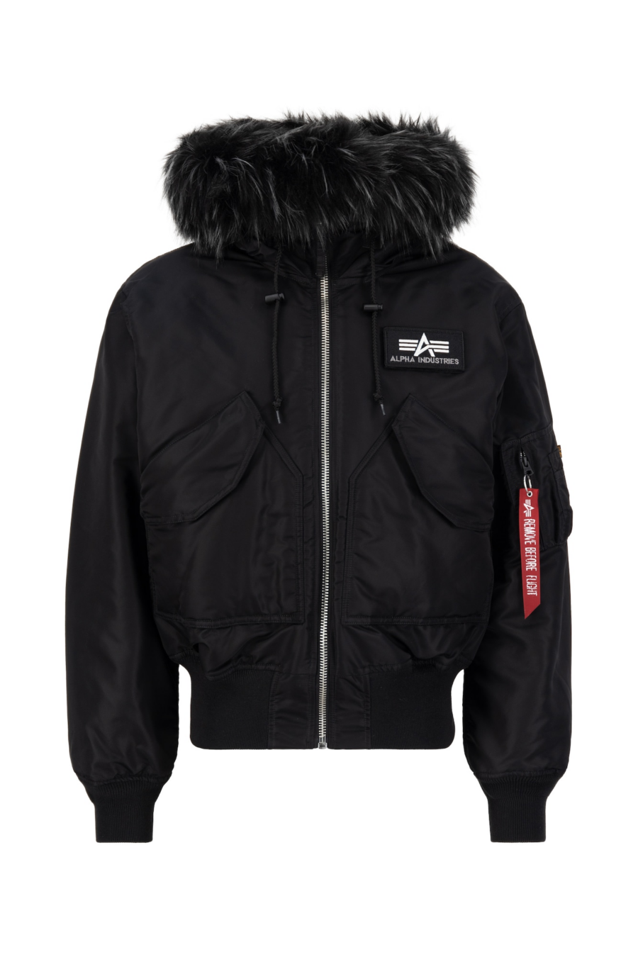 ALPHA INDUSTRIES Téli dzseki '45P'  piros / fekete / fehér-Ár